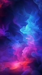 Obraz premium Generative AI Imagination dmt lsd fractal art black background image