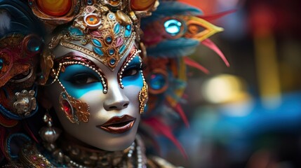 Carnival background , photography - generative ai