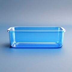3d rendering of transparent jar