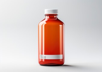 3d rendering of medicine bottle