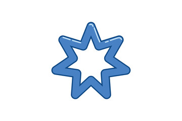 Star Highlight Note Sticker Design