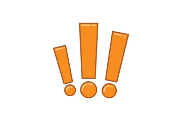 Exclamation Mark Highlight Note Sticker Design