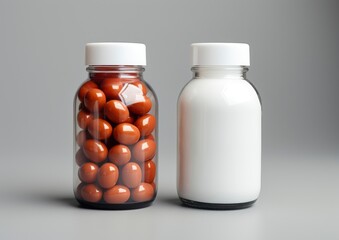 3d rendering of medicine bottle