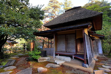  Kenroku-en located in Kanazawa, Ishikawa, Japan, one of the Three Great Gardens of Japan.