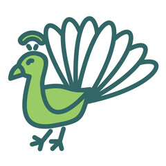 Peacock Icon