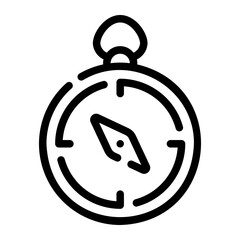 compass Line Icon