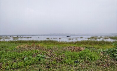 Sareswar beel is a shallow freshwater lake with abundant aquatic vegetation spread across the floodplains on the northern bank of Brahmaputra River in Lower Assam borders the Rupshi and Bamunijoia.