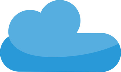 Blue Cloudscape Illustration
