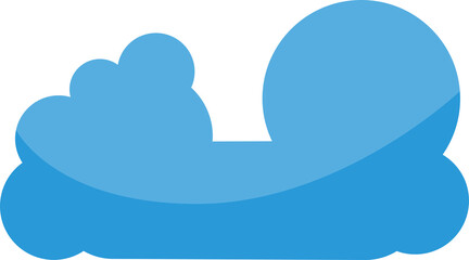 Blue Cloudscape Illustration
