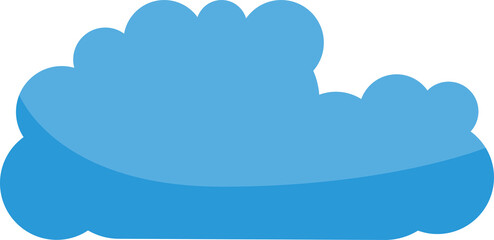 Blue Cloudscape Illustration
