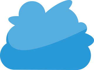 Blue Cloudscape Illustration
