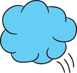 Doodle Speech Bubble Illustration
