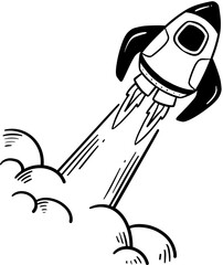 Rocket Ship Doodle