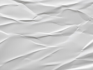 Obraz premium white crumpled paper texture background