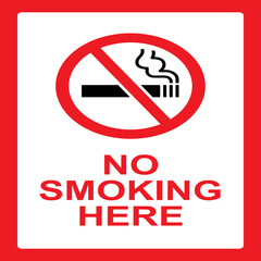 no smoking sign