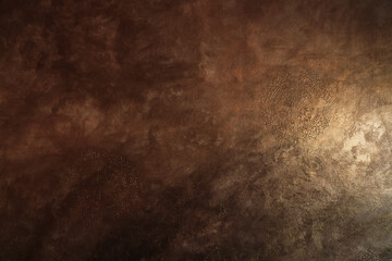 dark coppery colour wall in the room