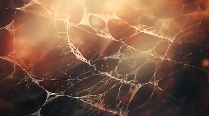 cobwebs form a beautiful masterpiece. lexury background
