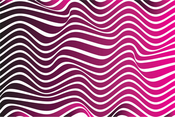 Obraz premium Abstract curved wavy lines pattern vector illustration.