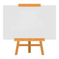white canvas vector illustration, whiteboard