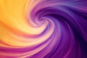 Obraz premium Abstract Trendy Yellow Purple Blured Swirl Wave Motion Fluid Soft Background