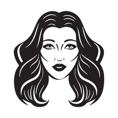 women face silhouettes vector illustration