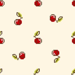 Pixel cherry bg