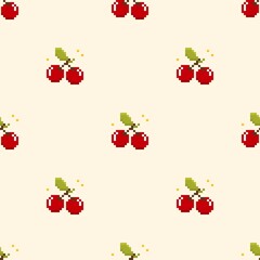 Pixel cherry bg