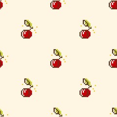 Pixel cherry bg