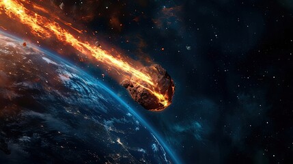 Asteroid in Space