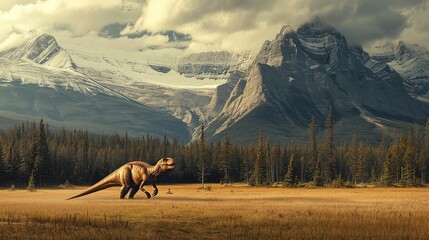 Dinosaurs with Landscape