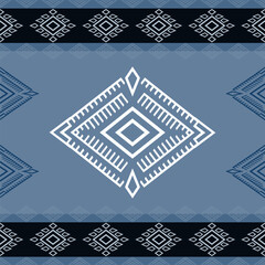 Geometric ethnic pattern seamless flower color oriental. seamless pattern. Design for fabric, curtain, background, carpet, wallpaper, clothing, wrapping, Batik, fabric,Vector illustration