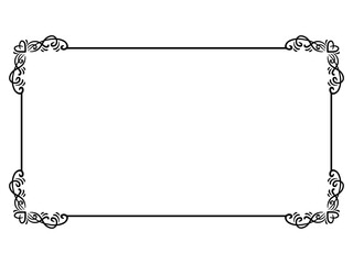 Valentine Day Frame Background Illustration
