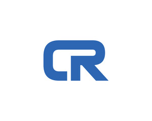 CR logo design vector template