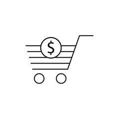 Streamlined e-commerce experience a distinctive set of minimal thin line web icons for online shopping and efficient delivery comprehensive outline icons collection in simple vector illustration