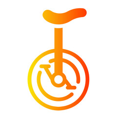 monocycle Gradient icon © Barudak Lier