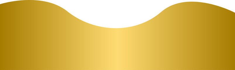 Decorative golden luxury corner shape, gold frame element decoration