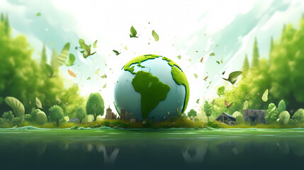 World environment day concept ecology protection environment, environmental protection background