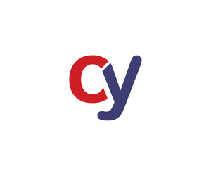 CY Logo design vector template