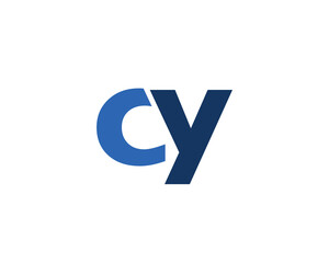 CY Logo design vector template