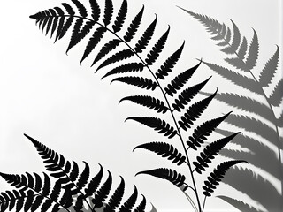 silhouette-of-an-intricate-plant-casting-a-delicate-shadow-against-a-stark-white-backdrop-botanical