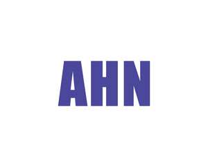 AHN Logo design vector template