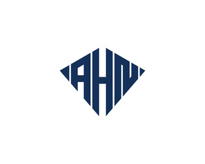 AHN Logo design vector template