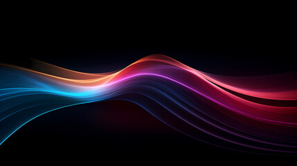 Modern digital abstract 3D background, abstract lines background