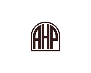AHP Logo design vector template