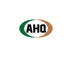 AHQ Logo design vector template
