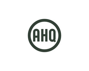 AHQ Logo design vector template