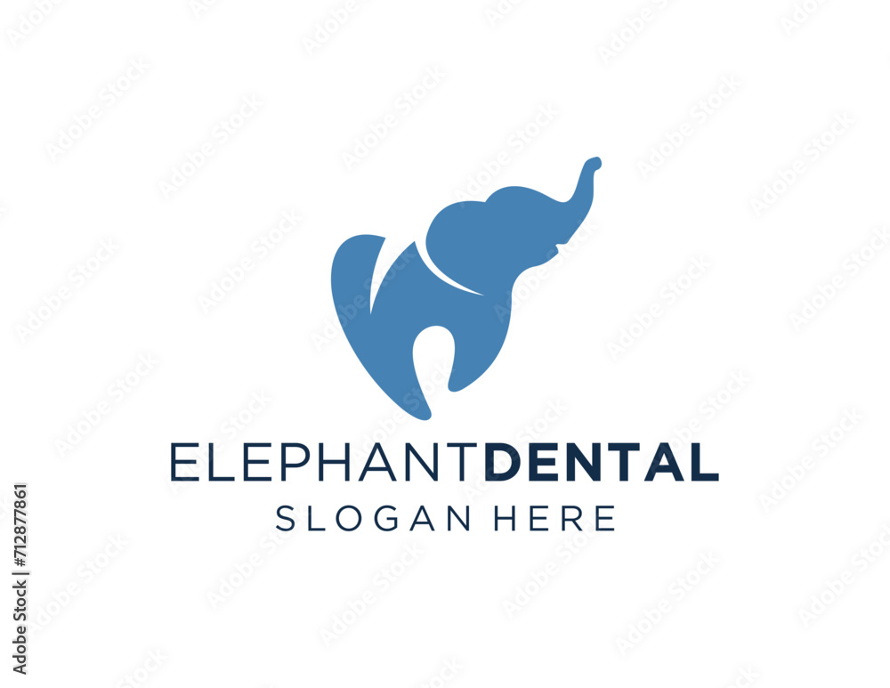 Poster the logo design is about elephant dental and was created using the corel draw 2018 application with 