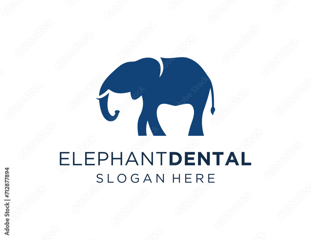 Poster the logo design is about elephant dental and was created using the corel draw 2018 application with 