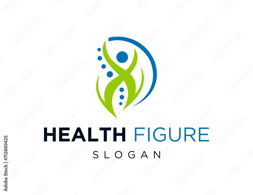 Poster the logo design is about health figure and was created using the corel draw 2018 application with a 