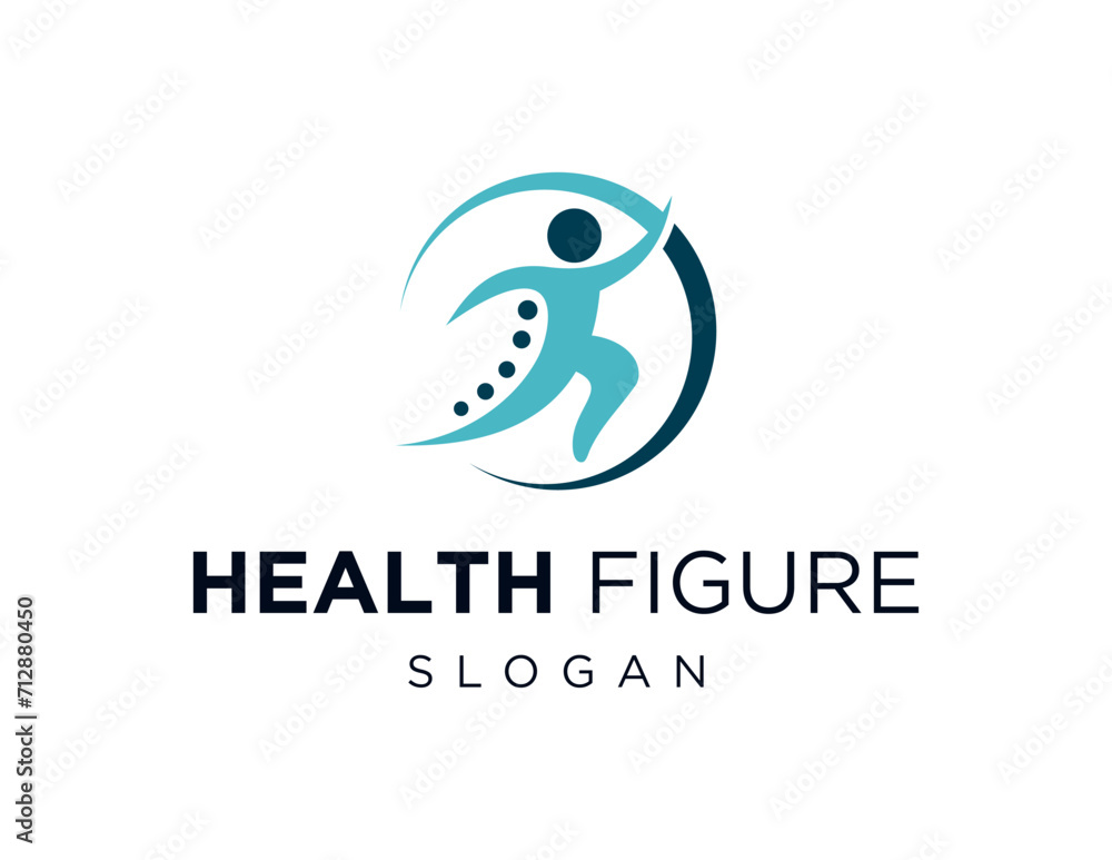 Poster the logo design is about health figure and was created using the corel draw 2018 application with a 